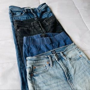 4 pairs size 25 pants 👖 ✨❤️